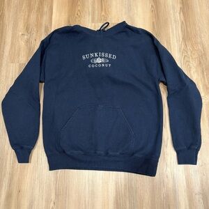 Sunkissed Coconut Navy Hoodie